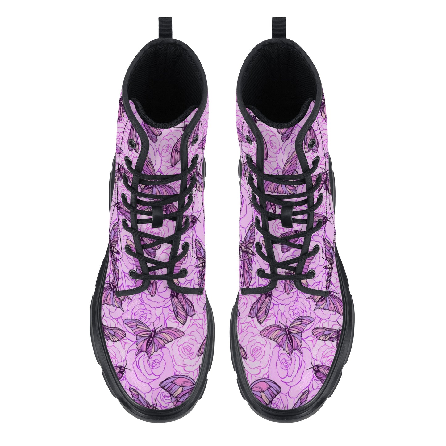 Purple butterfly Boots