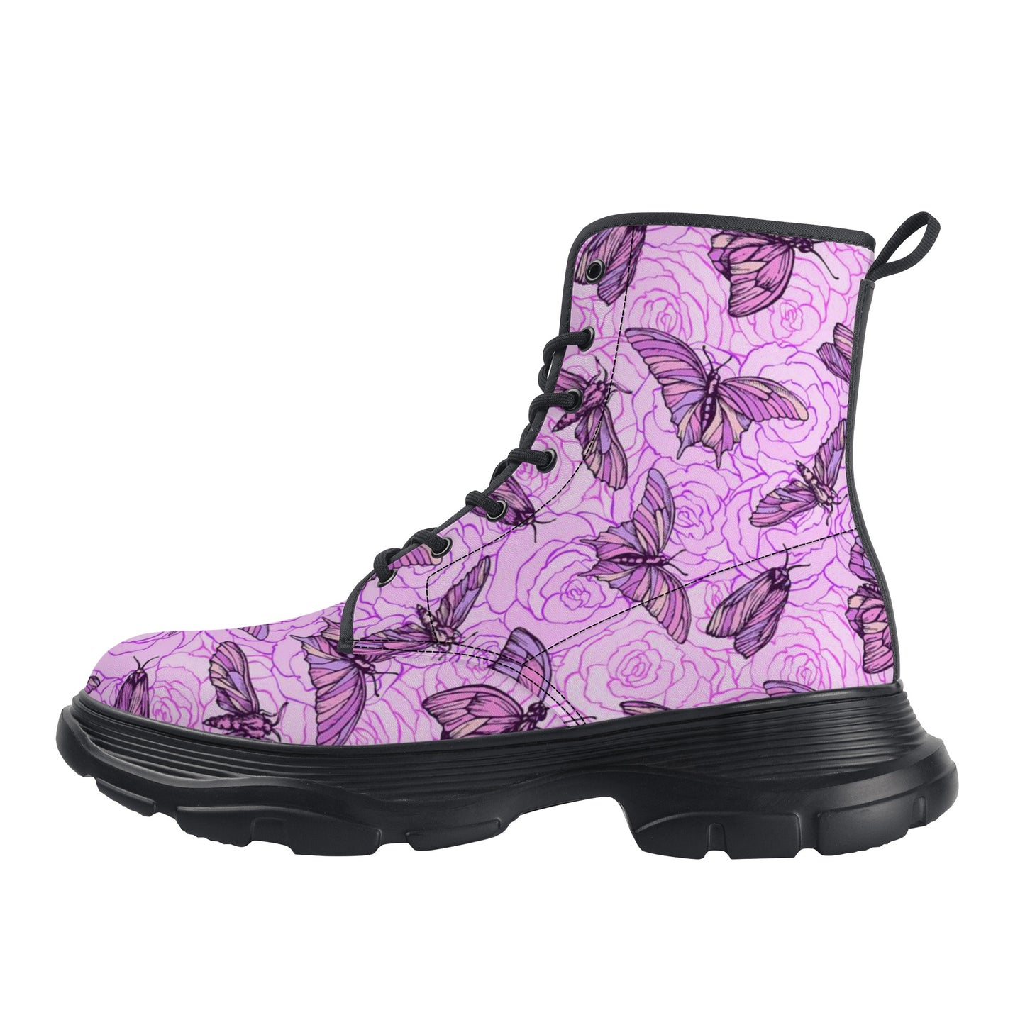 Purple butterfly Boots