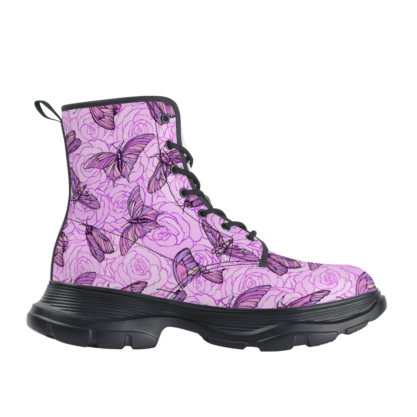 Purple butterfly Boots