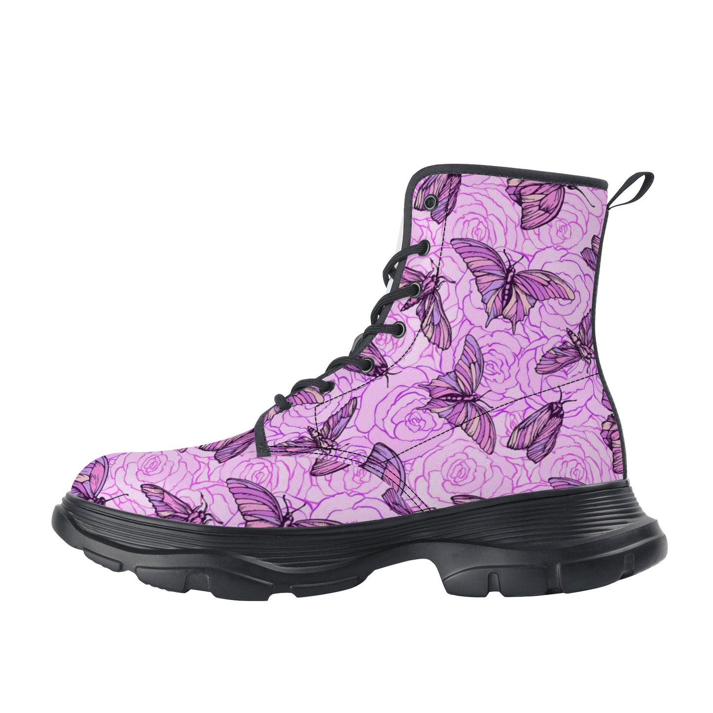 Purple butterfly Boots