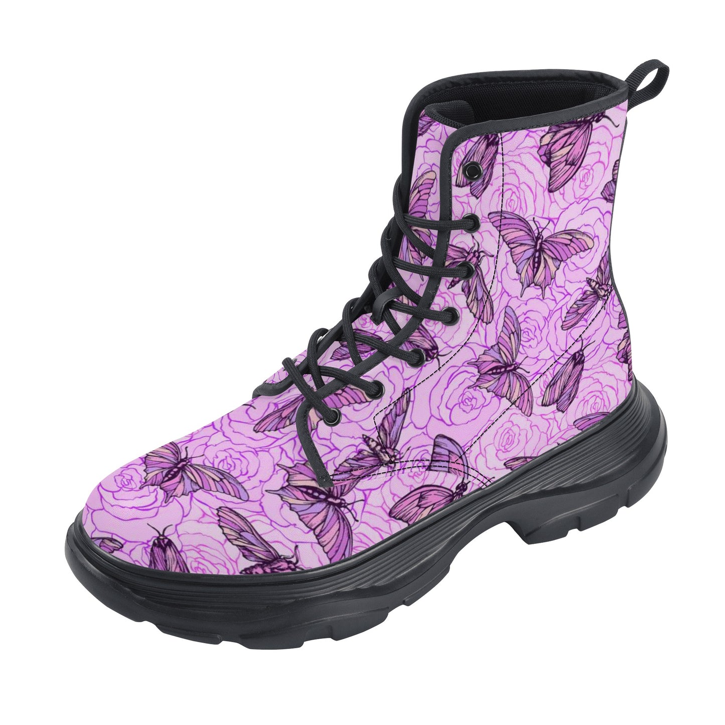 Purple butterfly Boots