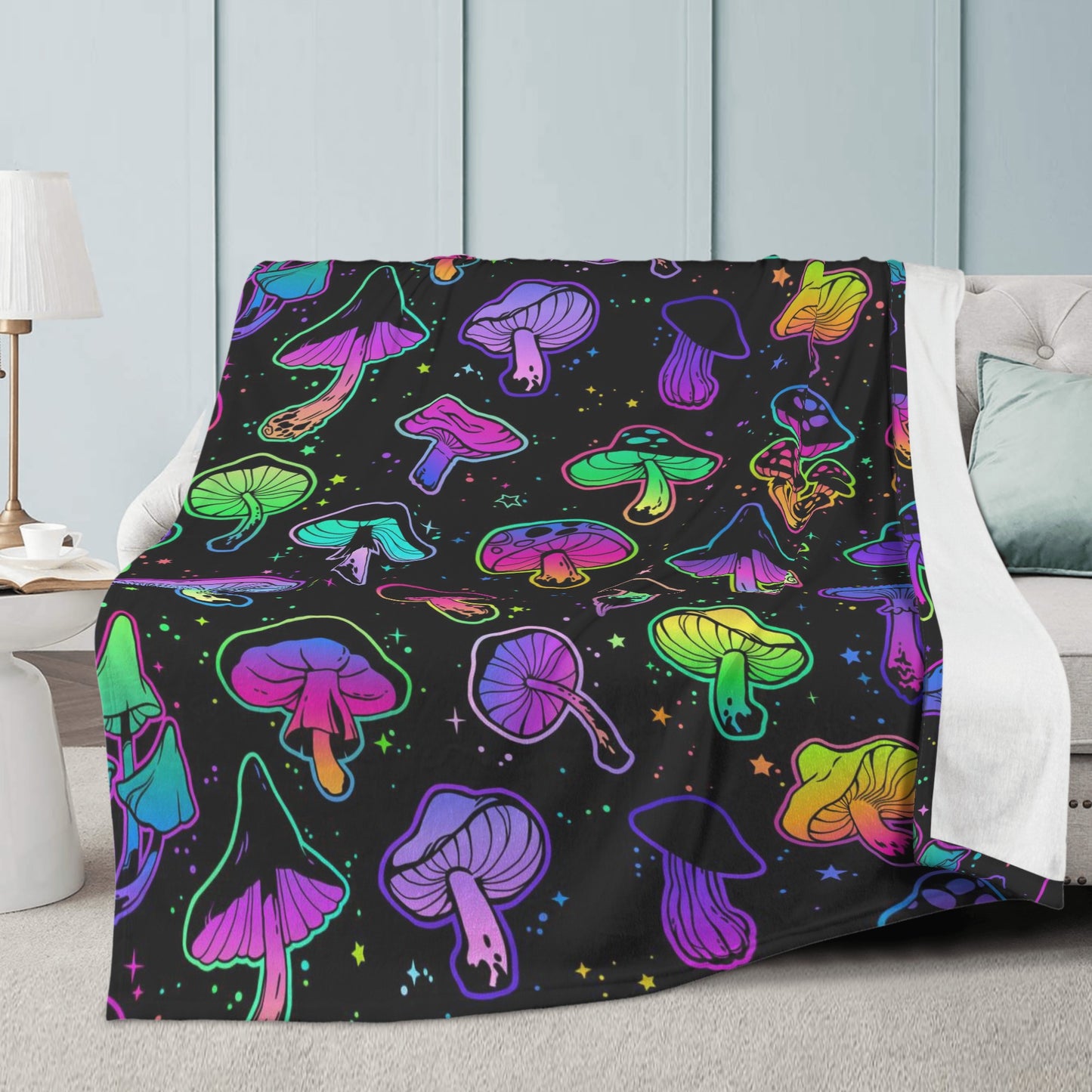 Multi mushroom blanket