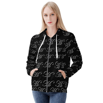 Womens Classic warm zip Up Hoodie