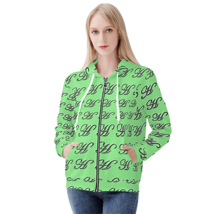 Womens Classic warm zip Up Hoodie