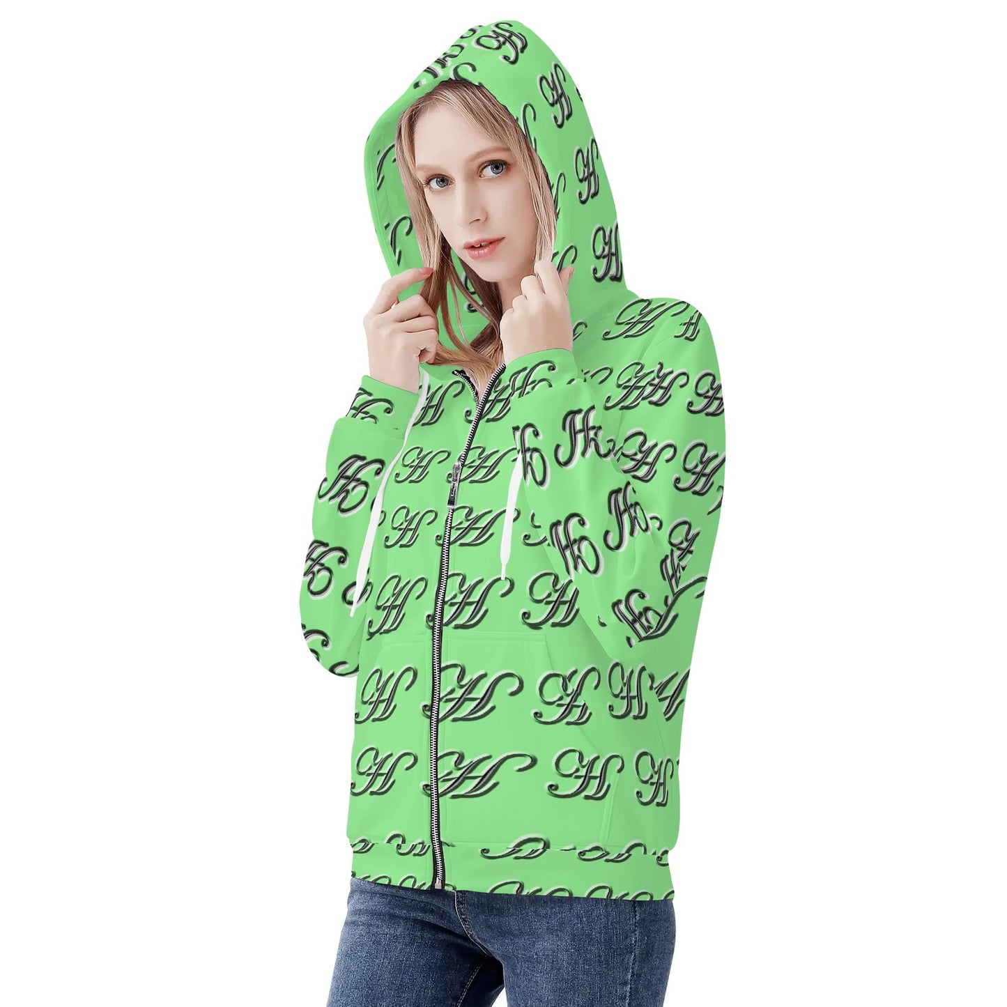 Womens Classic warm zip Up Hoodie