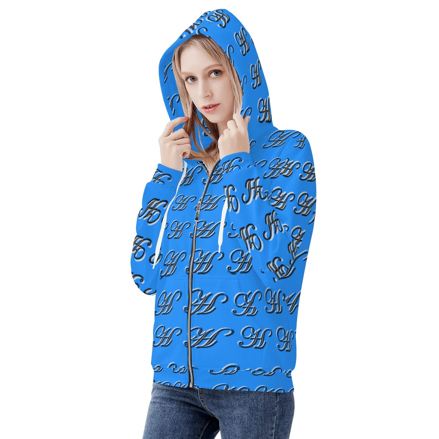 Womens Classic warm zip Up Hoodie