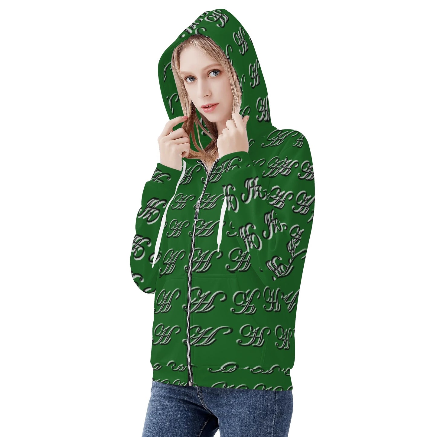 Womens Classic warm zip Up Hoodie