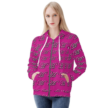 Womens Classic warm zip Up Hoodie