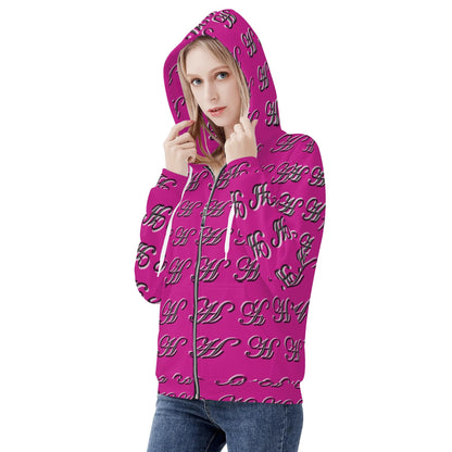 Womens Classic warm zip Up Hoodie