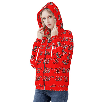 Womens Classic warm zip Up Hoodie